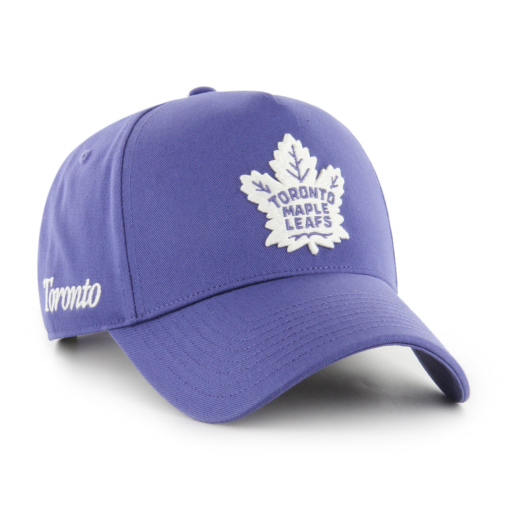 Toronto Maple Leafs NHL 47 Brand Men Purple Foundation Offside A-Frame Snapback Hat product image 1, provided for visual