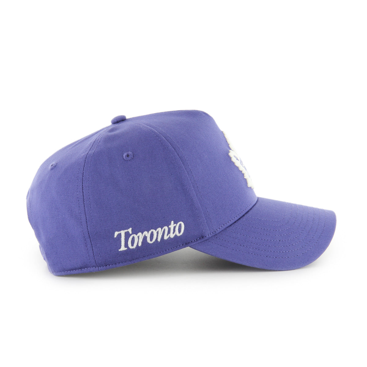 Toronto Maple Leafs NHL 47 Brand Men Purple Foundation Offside A-Frame Snapback Hat product image 4, provided for visual