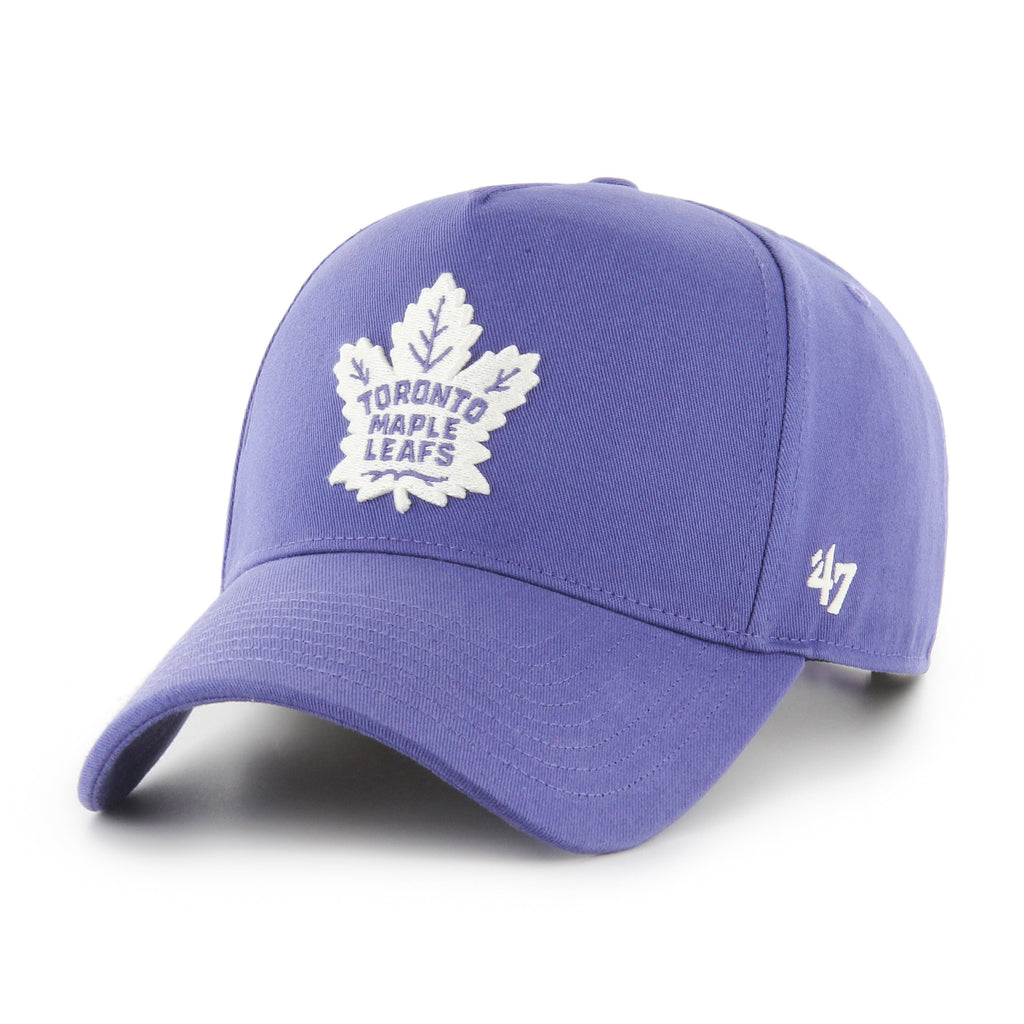 Toronto Maple Leafs NHL 47 Brand Men Purple Foundation Offside A-Frame Snapback Hat product image 3, provided for visual