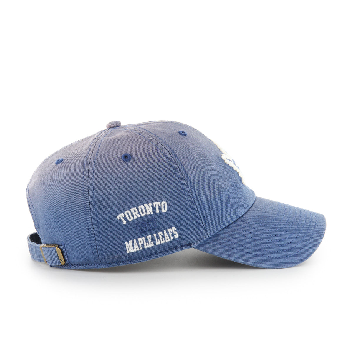 Toronto Maple Leafs NHL 47 Brand Men Royal Dusted Truro Clean Up Adjustable Hat product image 4, provided for visual
