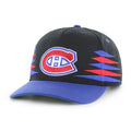 Montreal Canadiens NHL 47 Brand Men Black Diamond Hitch Snapback Hat product image 1, provided for visual reference and