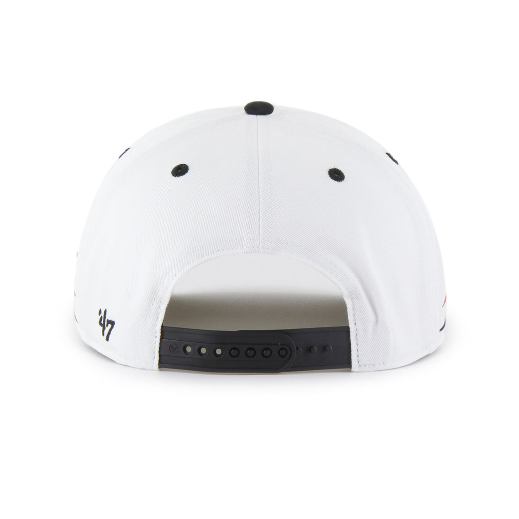 Montreal Canadiens NHL 47 Brand Men White Diamond Hitch Snapback Hat product image 4, provided for visual reference and