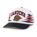 Vancouver Canucks NHL 47 Brand Men White Diamond Hitch Snapback Hat product image 1, provided for visual reference and