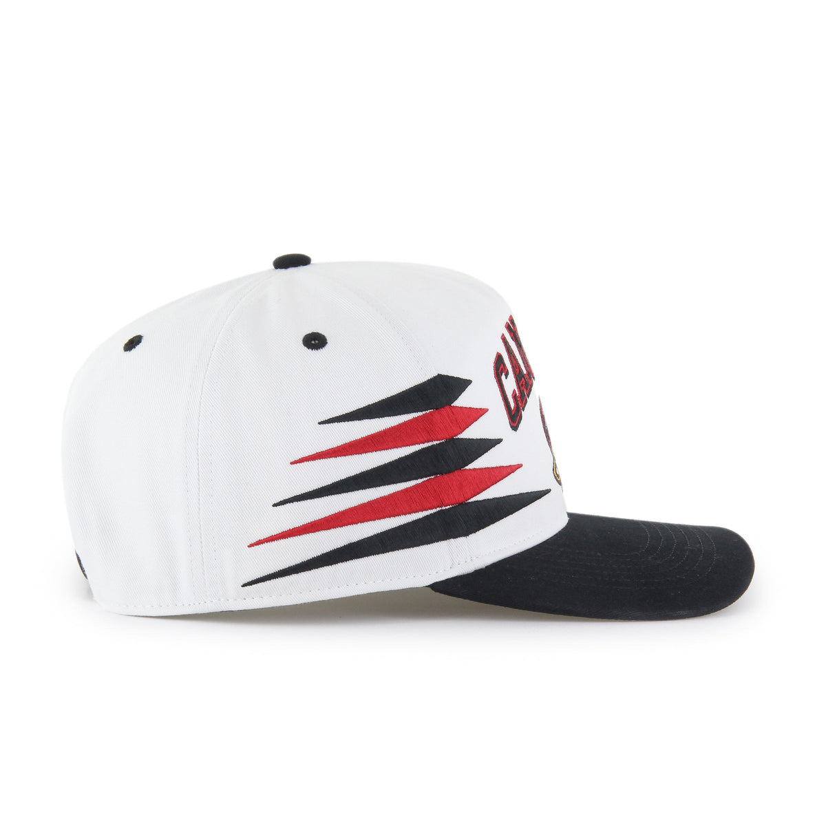 Vancouver Canucks NHL 47 Brand Men White Diamond Hitch Snapback Hat product image 4, provided for visual reference and