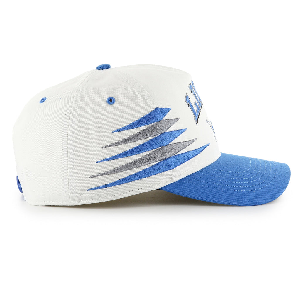 Detroit Lions NFL 47 Brand Men White Diamond Hitch Snapback Hat product image 5, provided for visual reference and product