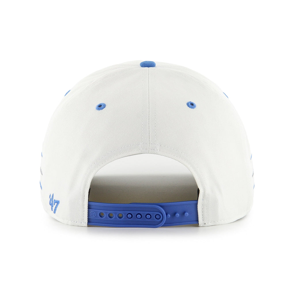Detroit Lions NFL 47 Brand Men White Diamond Hitch Snapback Hat product image 2, provided for visual reference and product