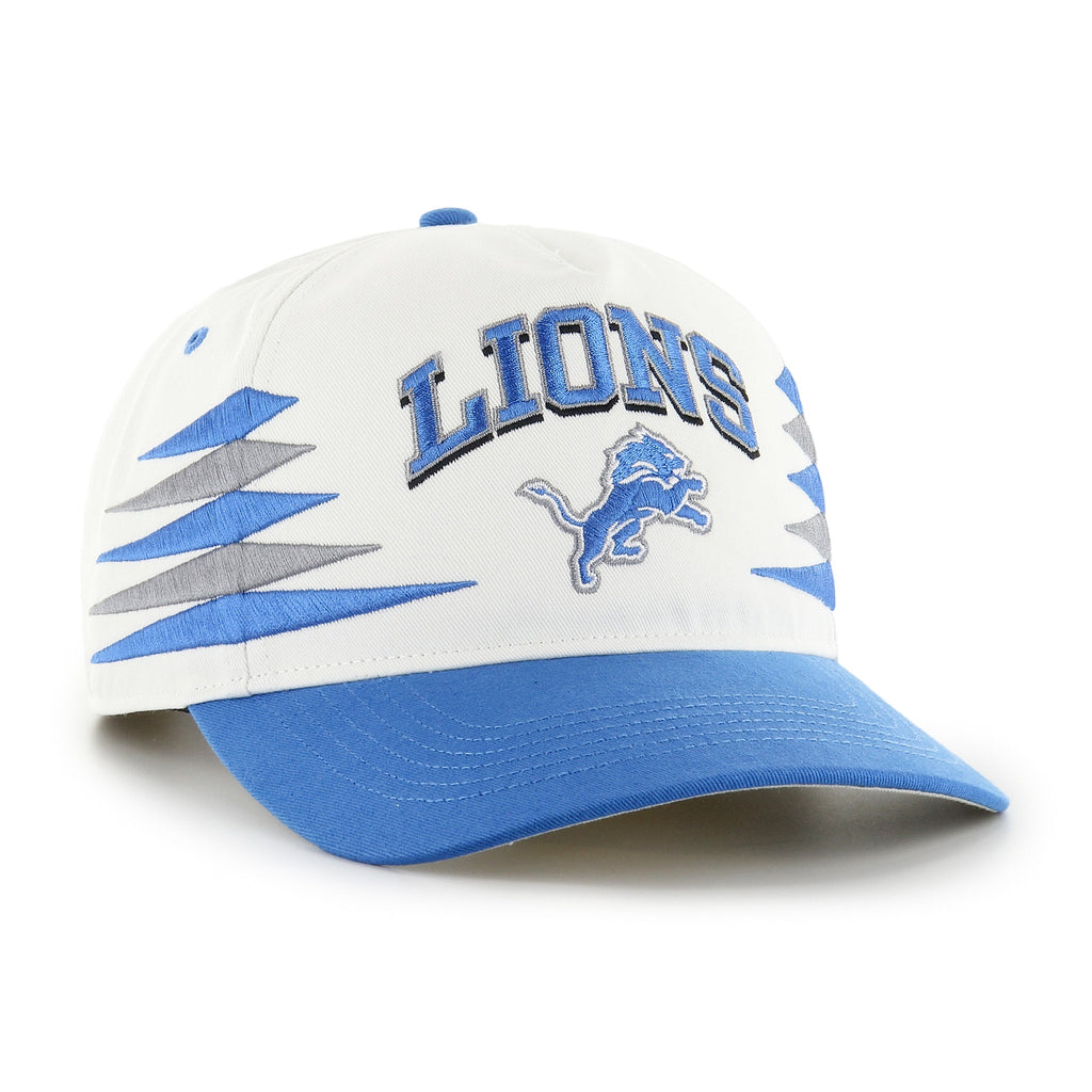 Detroit Lions NFL 47 Brand Men White Diamond Hitch Snapback Hat product image 3, provided for visual reference and product