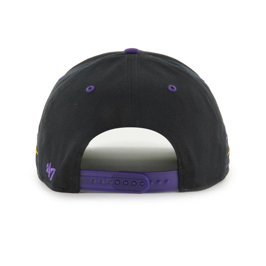 Baltimore Ravens NFL 47 Brand Men Black Diamond Hitch Snapback Hat product image 3, provided for visual reference and