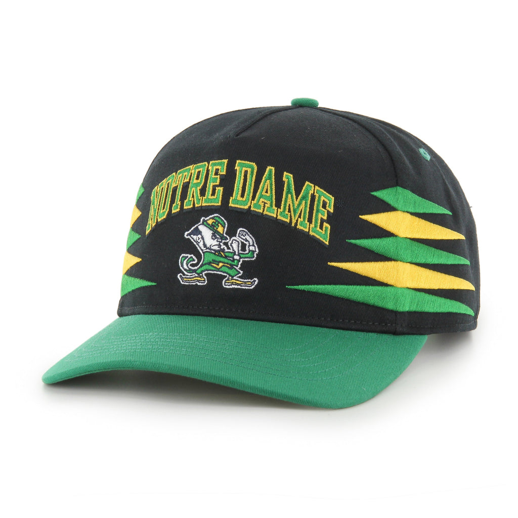 Notre Dame Fighting Irish NCAA 47 Brand Men Black Diamond Hitch Snapback Hat product image 5, provided for visual reference