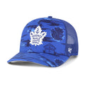 Toronto Maple Leafs NHL 47 Brand Men Royal Blue Fiji Trucker Snapback product image 1, provided for visual reference and