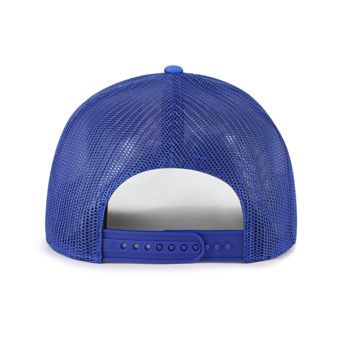 Toronto Maple Leafs NHL 47 Brand Men Royal Blue Fiji Trucker Snapback product image 2, provided for visual reference and