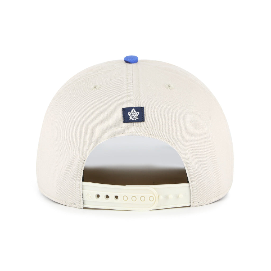 Toronto Maple Leafs NHL 47 Brand Men Beige Fiji Rope Hitch Snapback product image 2, provided for visual reference and