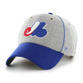 Montreal Expos MLB 47 Brand Men Grey Felt Brocke Clean Up Adjustable Hat product image 1, provided for visual reference and