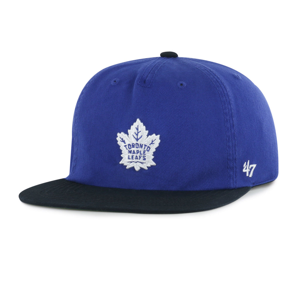 Toronto Maple Leafs NHL 47 Brand Men Royal Burnside Captain Snapback product image 1, provided for visual reference and