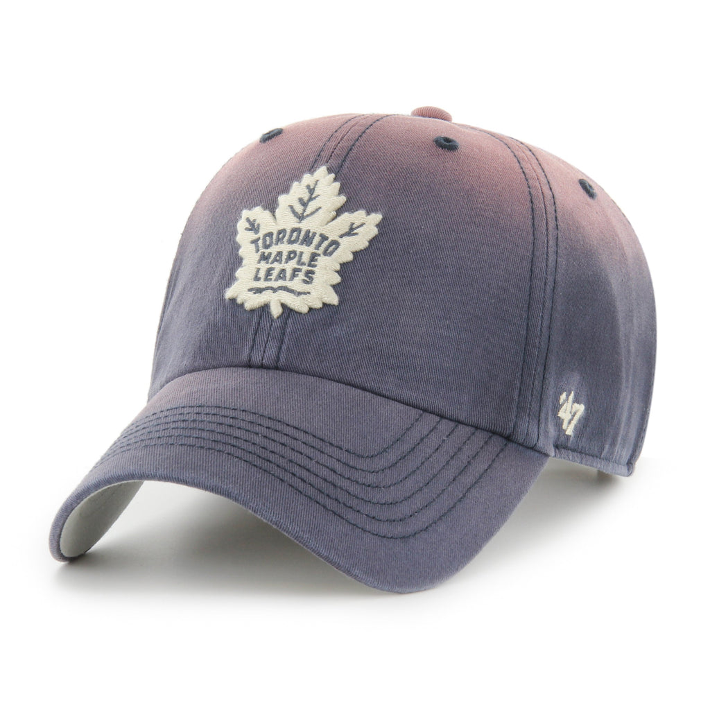 Toronto Maple Leafs NHL 47 Brand Men Navy Dusted Clean Up Adjustable Hat product image 1, provided for visual reference and