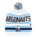Toronto Argonauts CFL 47 Brand Men White Bering Cuff Pom Knit product image 1, provided for visual reference and product