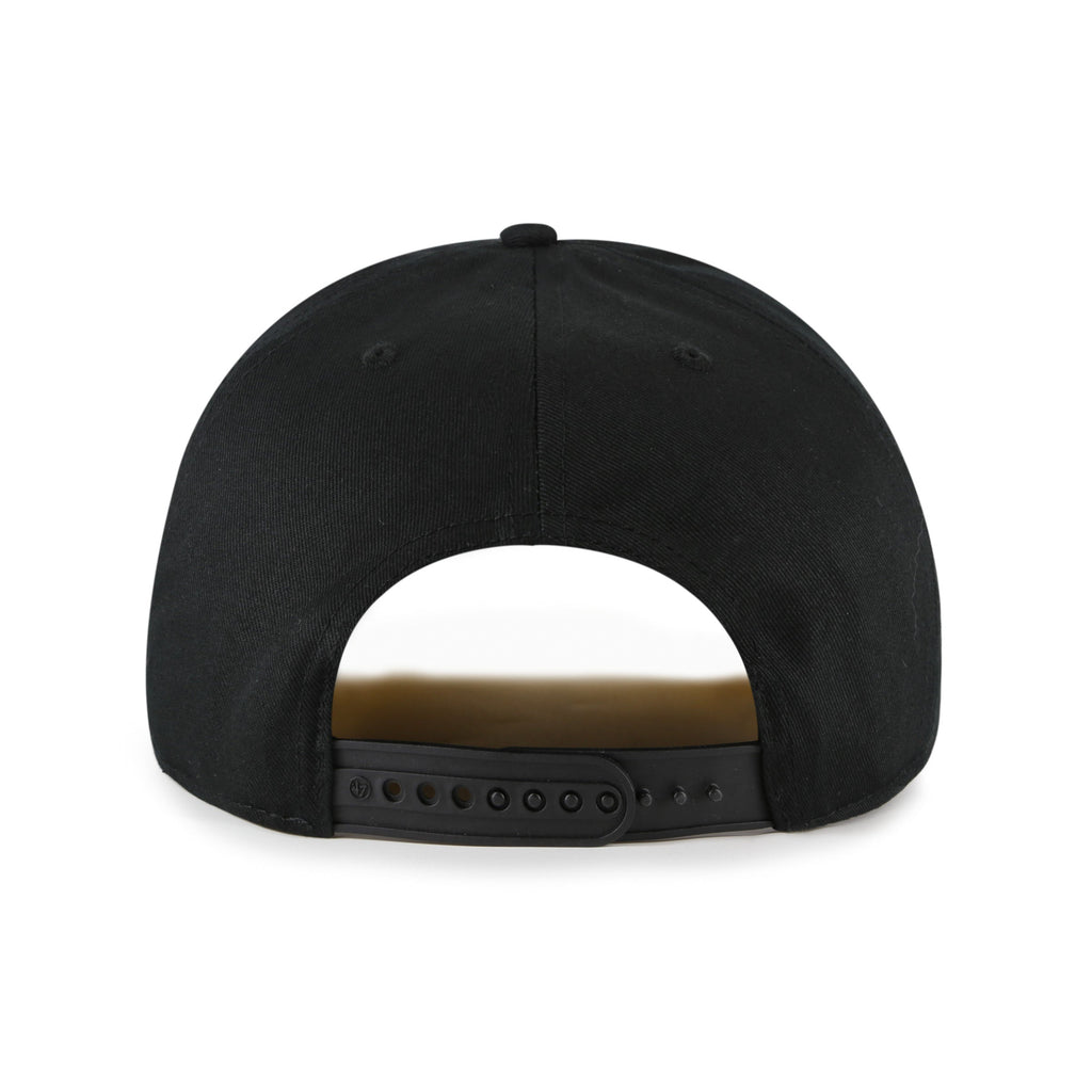 Vancouver Canucks NHL 47 Brand Men Black Hitch Adjustable Hat product image 2, provided for visual reference and product