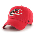 Carolina Hurricanes NHL 47 Brand Men Red Clean Up Adjustable Hat product image 1, provided for visual reference and product