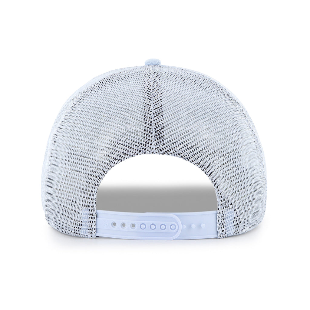 New York Yankees MLB 47 Brand Men Light Blue Foundation Script Hitch Snapback Hat product image 2, provided for visual
