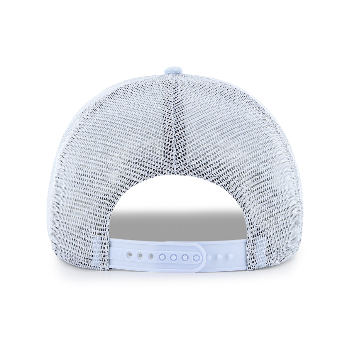 New York Yankees MLB 47 Brand Men Light Blue Foundation Script Hitch Snapback Hat product image 2, provided for visual