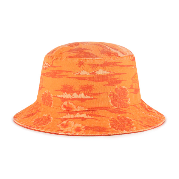 Edmonton Oilers NHL 47 Brand Men Orange Fiji Bucket Hat product image 2, provided for visual reference and product detail