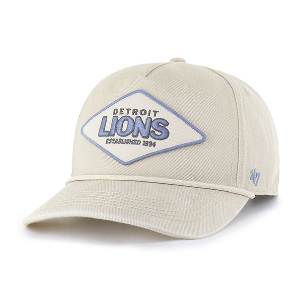 Detroit Lions NFL 47 Brand Men Beige Cairn Rope Hitch Snapback Hat product image 1, provided for visual reference and