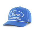 Detroit Lions NFL 47 Brand Men Light Blue Foundational Rope Hitch Snapback Hat product image 1, provided for visual