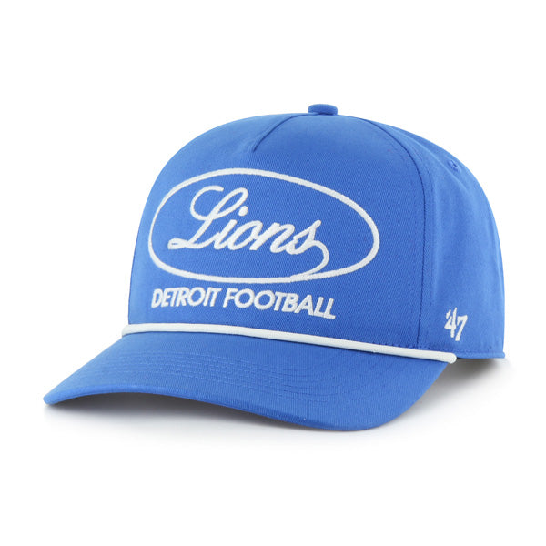 Detroit Lions NFL 47 Brand Men Light Blue Foundational Rope Hitch Snapback Hat product image 1, provided for visual