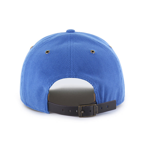 Detroit Lions NFL 47 Brand Men Light Blue Golden Age Corduroy Hitch Strap back product image 3, provided for visual