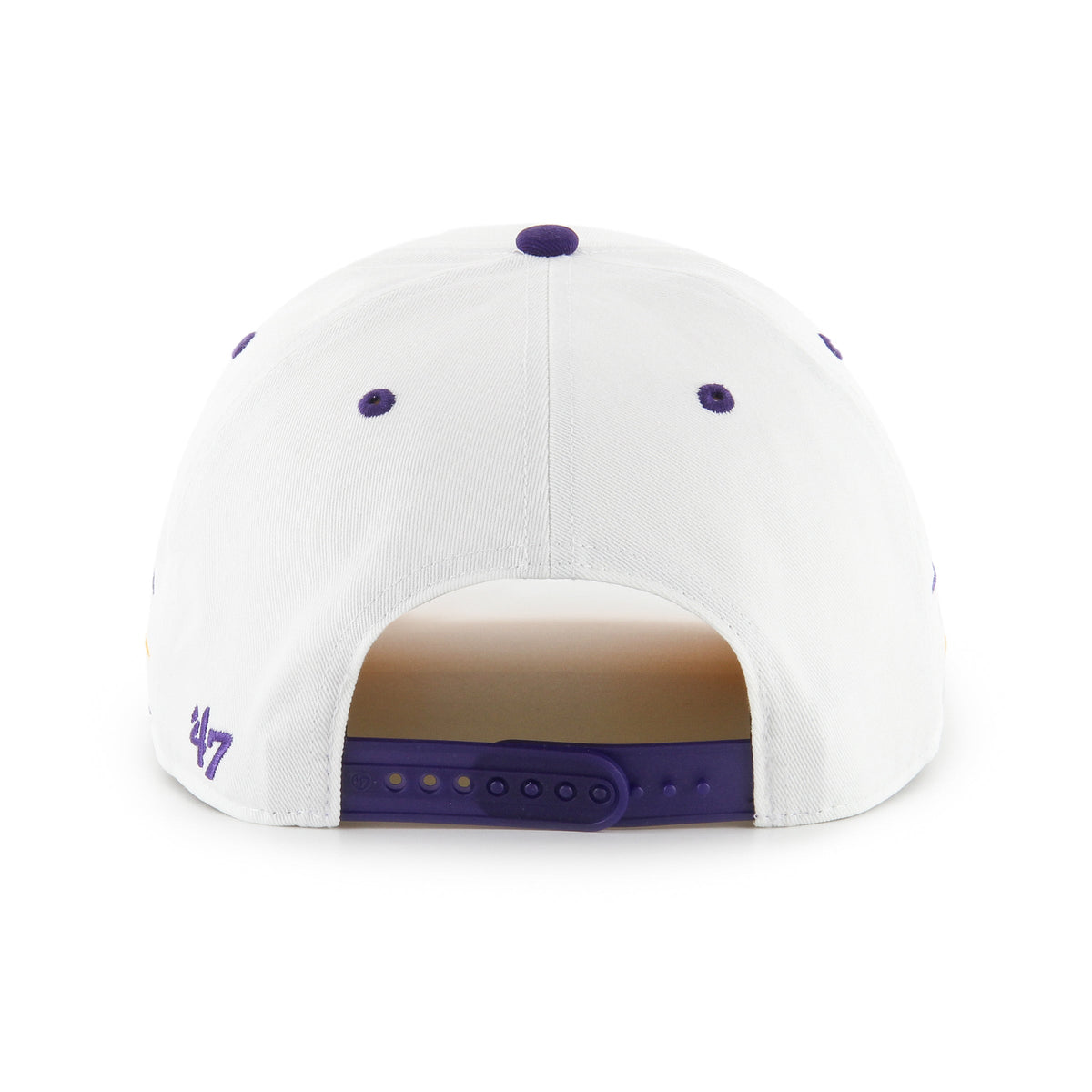 Notre Dame Fighting Irish NCAA 47 Brand Men White Diamond Hitch Snapback Hat product image 2, provided for visual reference