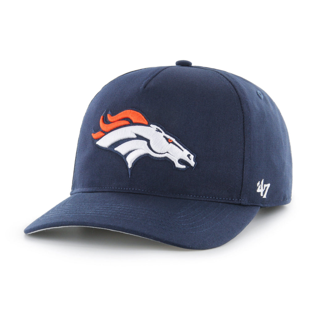 Denver Broncos NFL 47 Brand Men Navy Hitch Snapback Hat product image 1, provided for visual reference and product detail