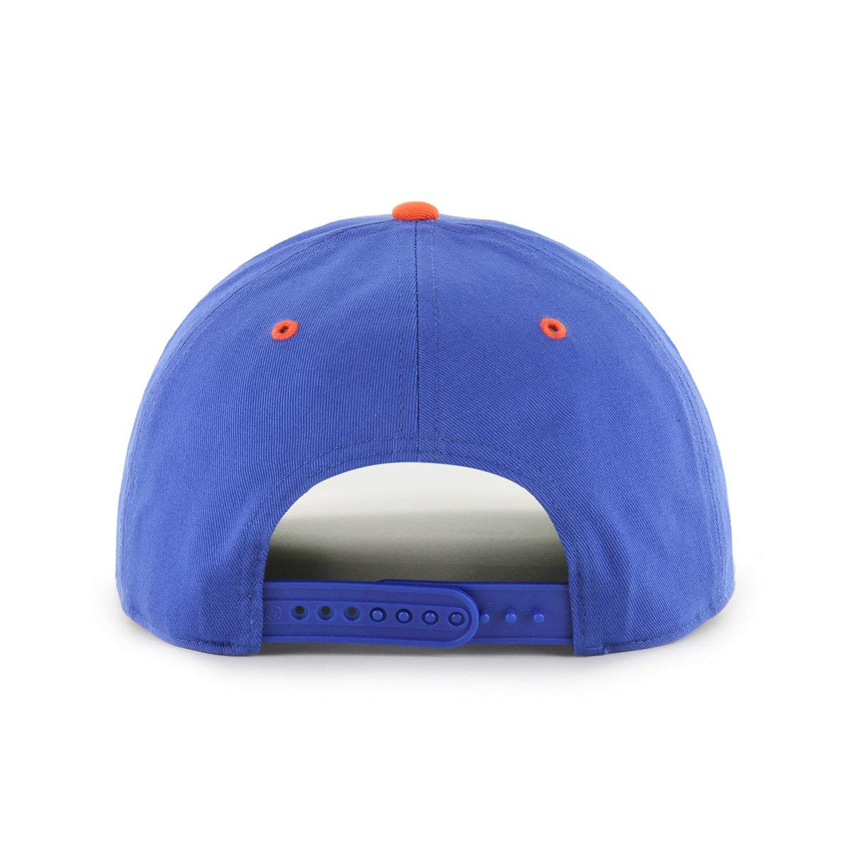 Edmonton Oilers NHL 47 Brand Men Royal/Orange Super Hitch Snapback Hat product image 2, provided for visual reference and