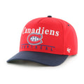 Montreal Canadiens NHL 47 Brand Men Red Super Hitch Snapback Hat product image 1, provided for visual reference and product