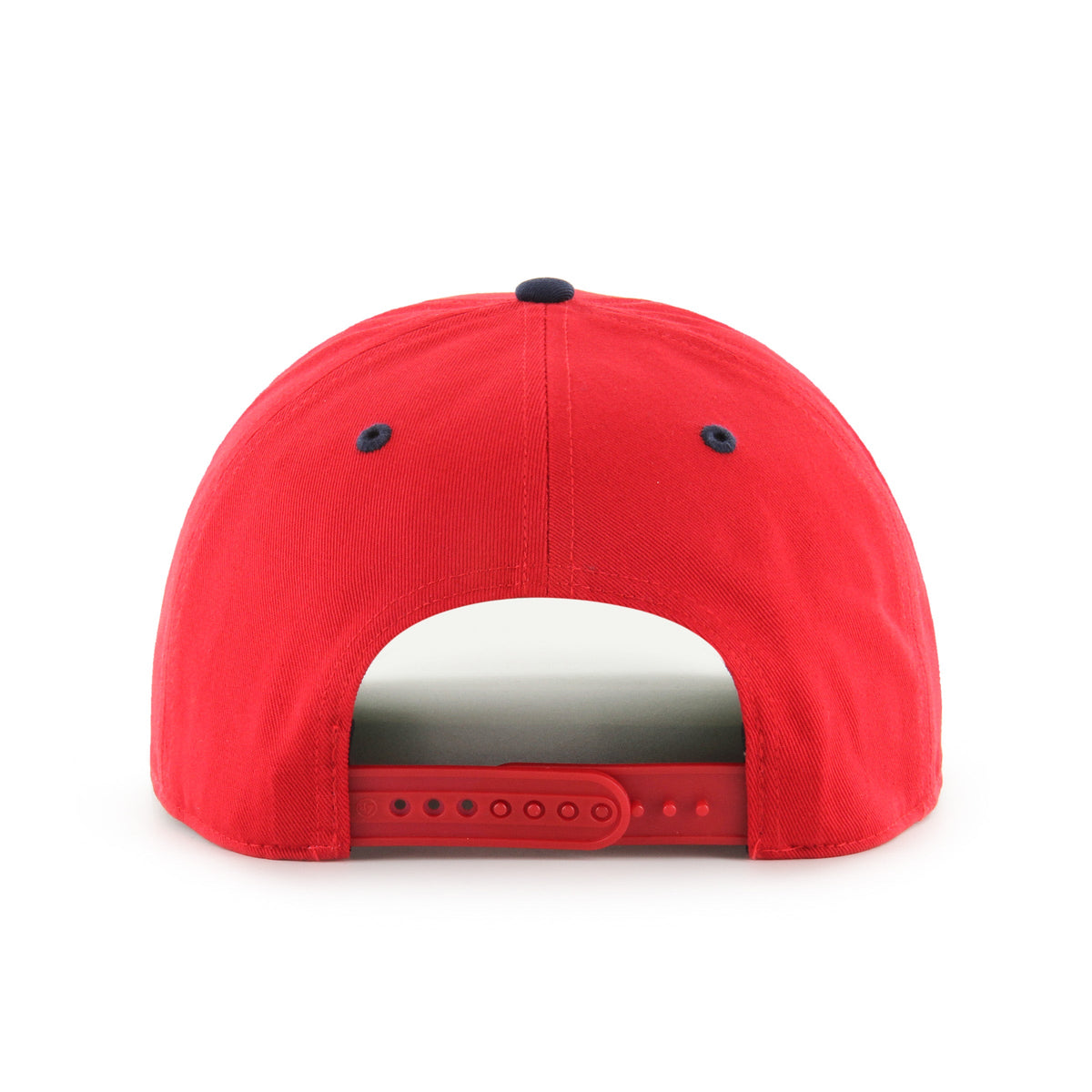 Montreal Canadiens NHL 47 Brand Men Red Super Hitch Snapback Hat product image 2, provided for visual reference and product