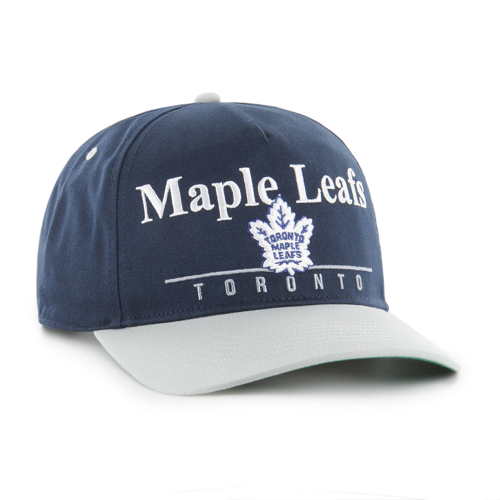 Toronto Maple Leafs NHL 47 Brand Men Navy Super Hitch Snapback Hat product image 4, provided for visual reference and