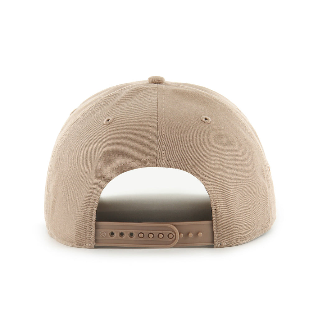 Detroit Lions NFL 47 Brand Men Sandstone Foundational Rope Hitch Snapback Hat product image 2, provided for visual reference