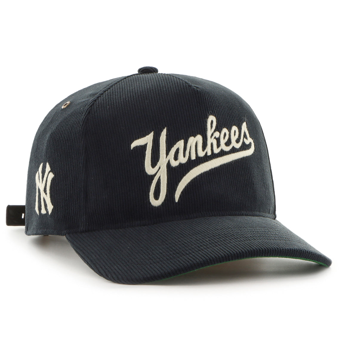 New York Yankees MLB 47 Brand Men Black Golden Age Cord Hitch Adjustable Hat product image 4, provided for visual reference