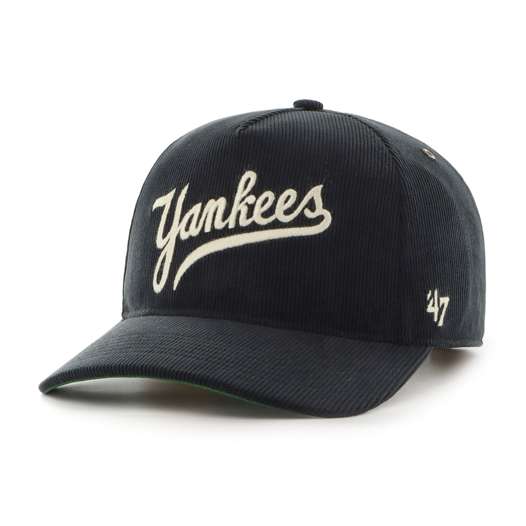 New York Yankees MLB 47 Brand Men Black Golden Age Cord Hitch Adjustable Hat product image 1, provided for visual reference