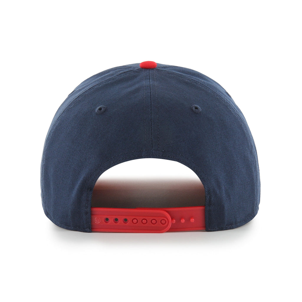 Montreal Canadiens NHL 47 Brand Men Navy/Red Hard Hat Arch Hitch Snapback Hat product image 2, provided for visual reference