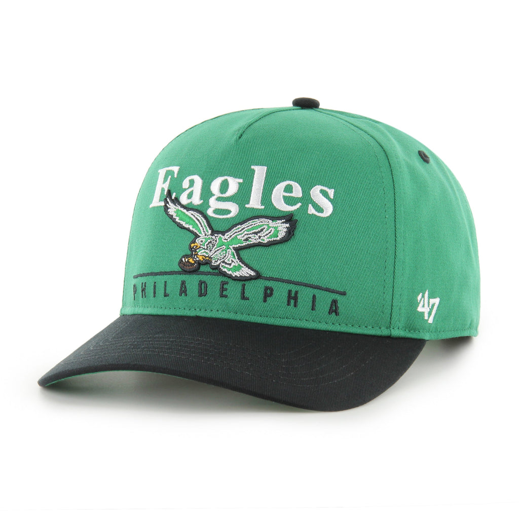 Philadelphia Eagles NFL 47 Brand Men Green Super Hitch Snapback product image 1, provided for visual reference and product