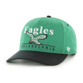Philadelphia Eagles NFL 47 Brand Men Green Super Hitch Snapback product image 1, provided for visual reference and product