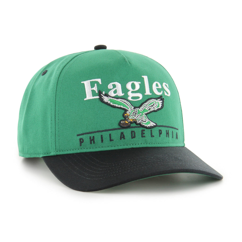 Philadelphia Eagles NFL 47 Brand Men Green Super Hitch Snapback product image 3, provided for visual reference and product