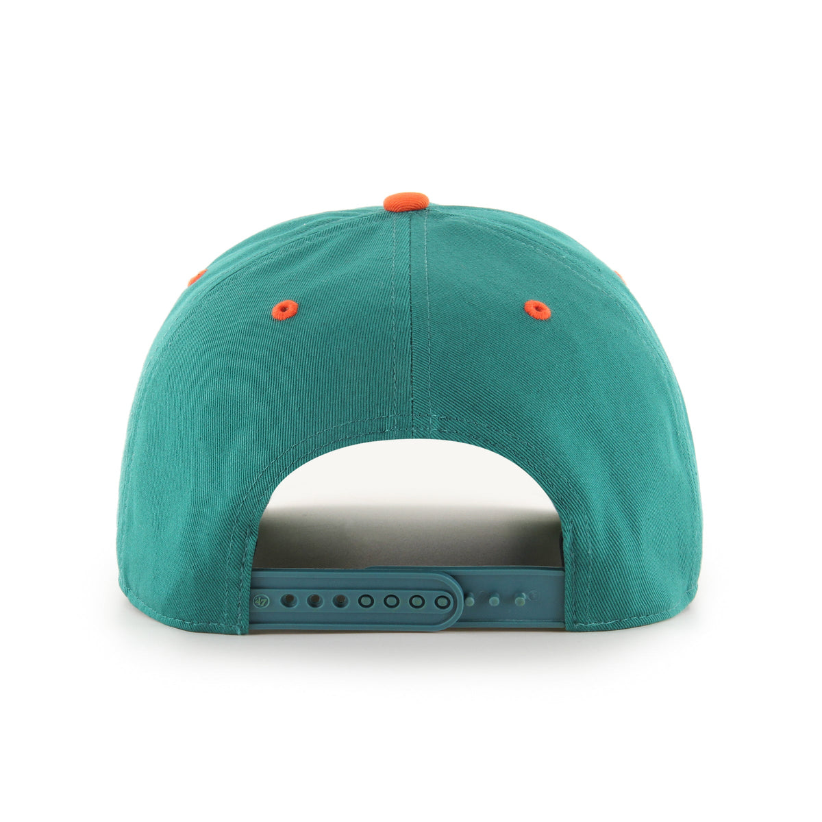 Miami Dolphins NFL 47 Brand Men Teal Super Hitch Snapback product image 2, provided for visual reference and product detail