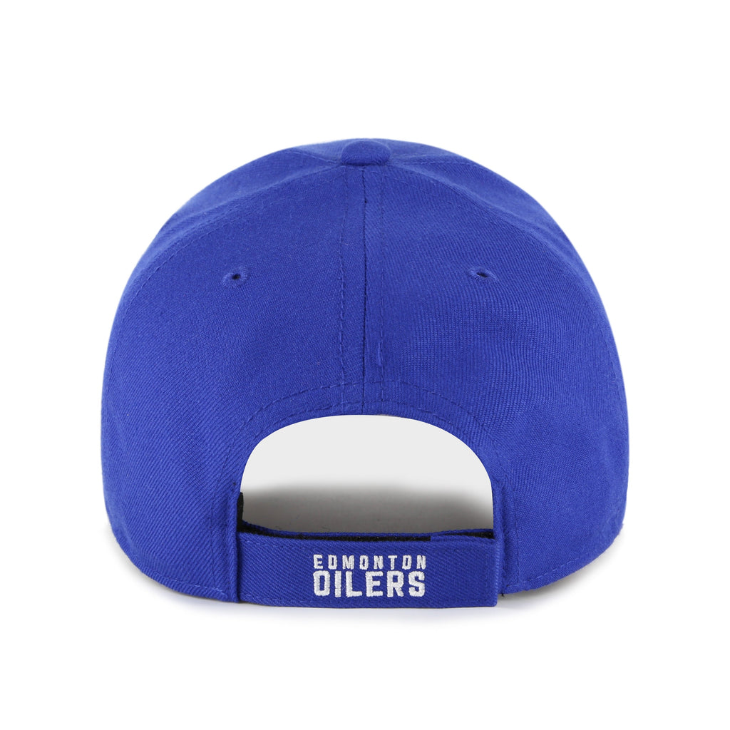 Edmonton Oilers NHL 47 Brand Men Royal Two Tone MVP Adjustable Hat product image 2, provided for visual reference and