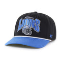 Detroit Lions NFL 47 Brand Men Black Palermo Hitch Snapback Hat product image 1, provided for visual reference and product