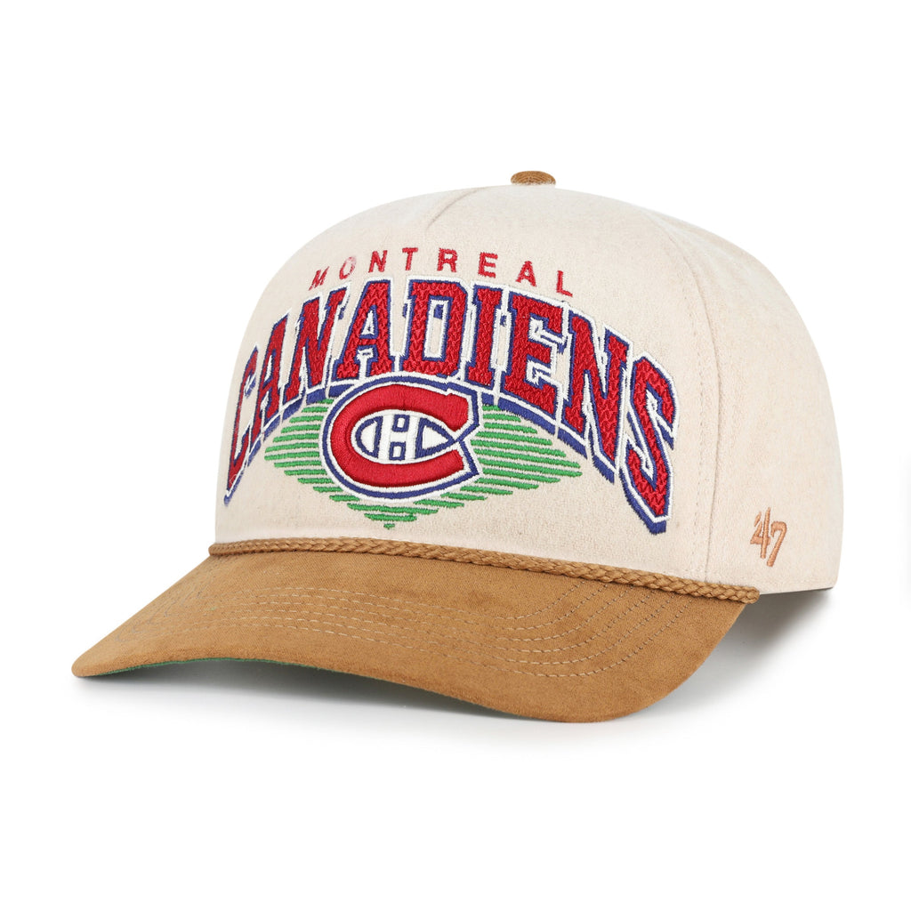 Montreal Canadiens NHL 47 Brand Men Pomona Wool Rope Hitch Snapback Hat product image 1, provided for visual reference and