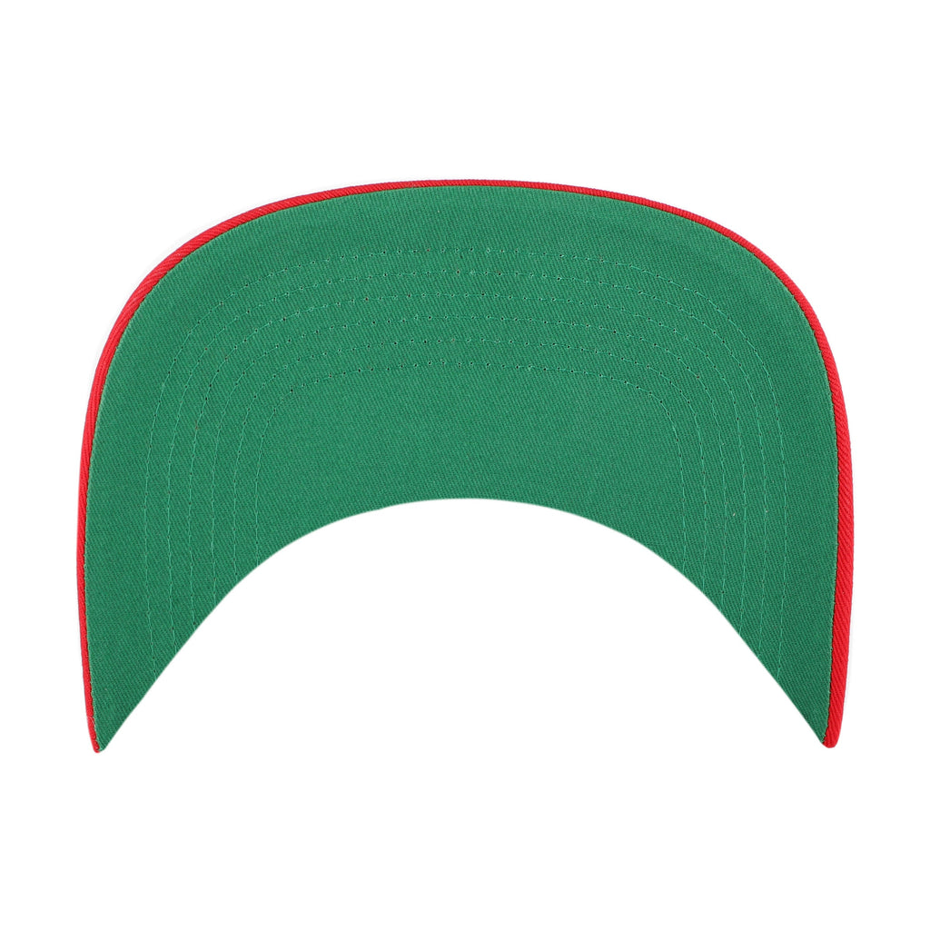 Montreal Canadiens NHL 47 Brand Men Red Byline Hitch Snapback Hat product image 3, provided for visual reference and product