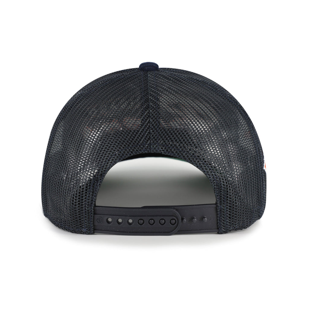 Montreal Canadiens NHL 47 Brand Men Navy Double Header Mesh Hitch Snapback product image 2, provided for visual reference