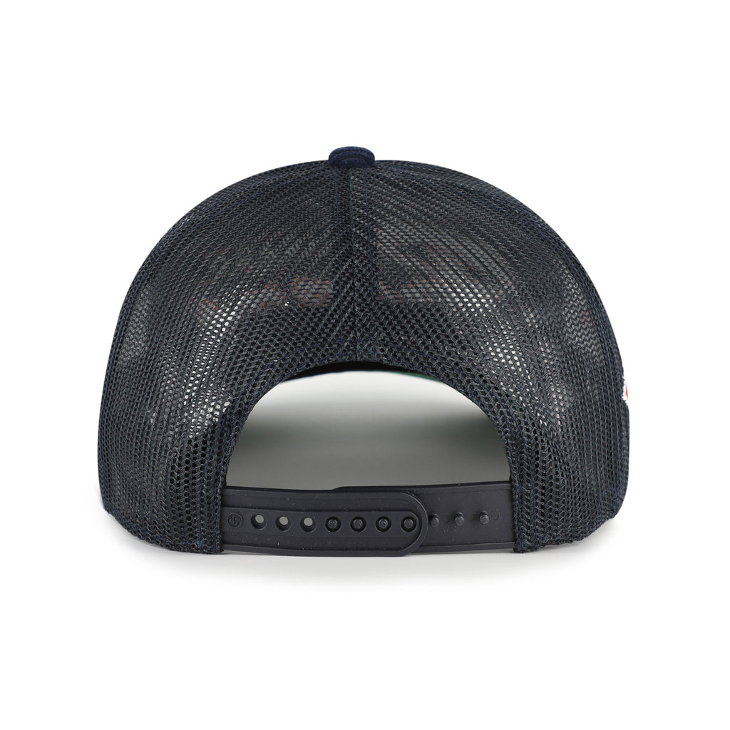 Toronto Maple Leafs NHL 47 Brand Men Navy Double Header Mesh Hitch Snapback product image 2, provided for visual reference
