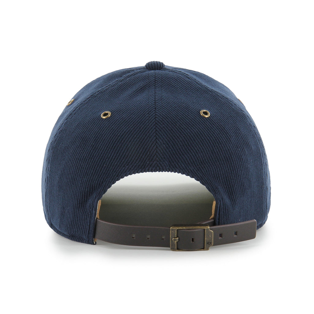 Montreal Canadiens NHL 47 Brand Men Navy Golden Age Cord Hitch Adjustable Hat product image 4, provided for visual reference